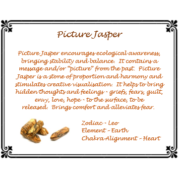 Picture Jasper Healing Card Julz Beads – UK Jewellery Making