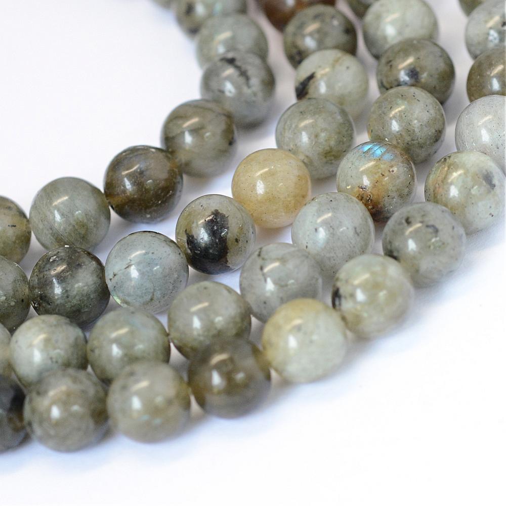 Labradorite Round Beads 8mm Natural Strand Julz Beads UK