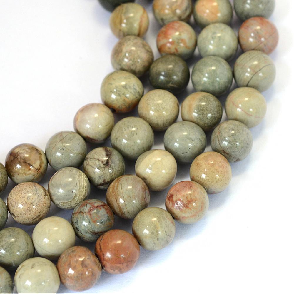 Silver leaf clearance jasper beads