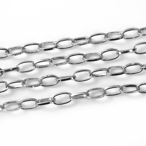 Sterling silver chain on sale by the metre