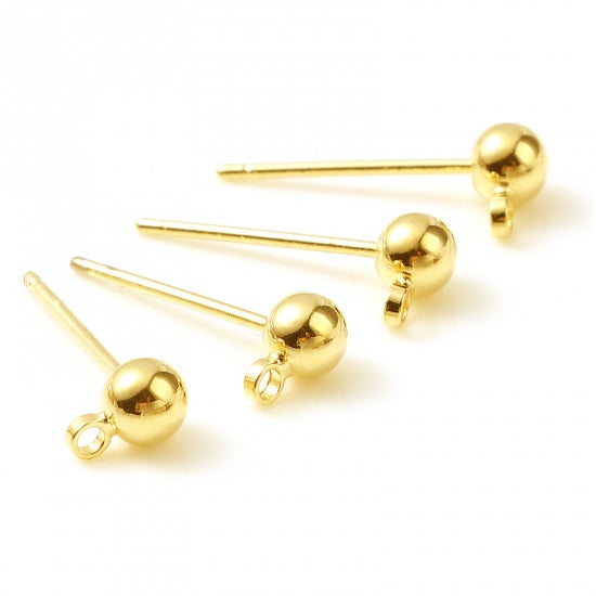 Gold filled sales earring posts