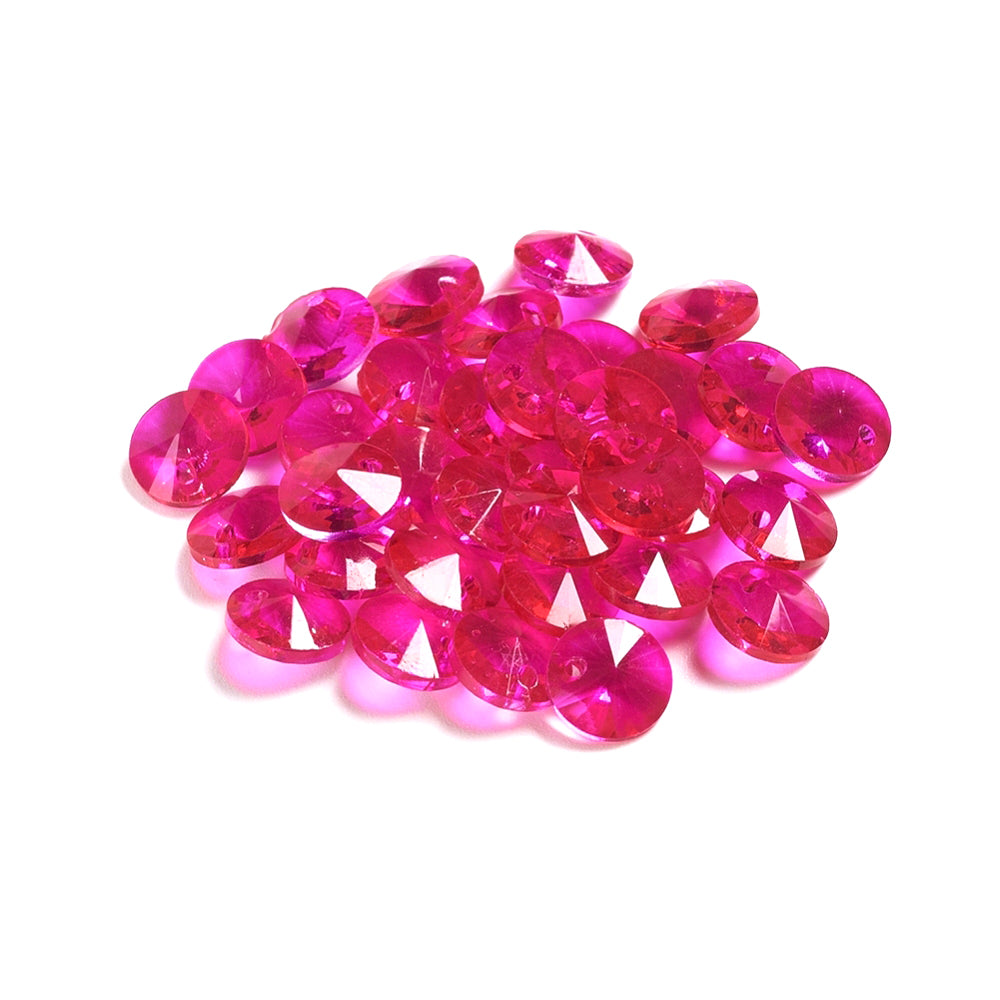 Flat round on sale crystal beads