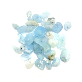 Aquamarine Bead Chips - Natural