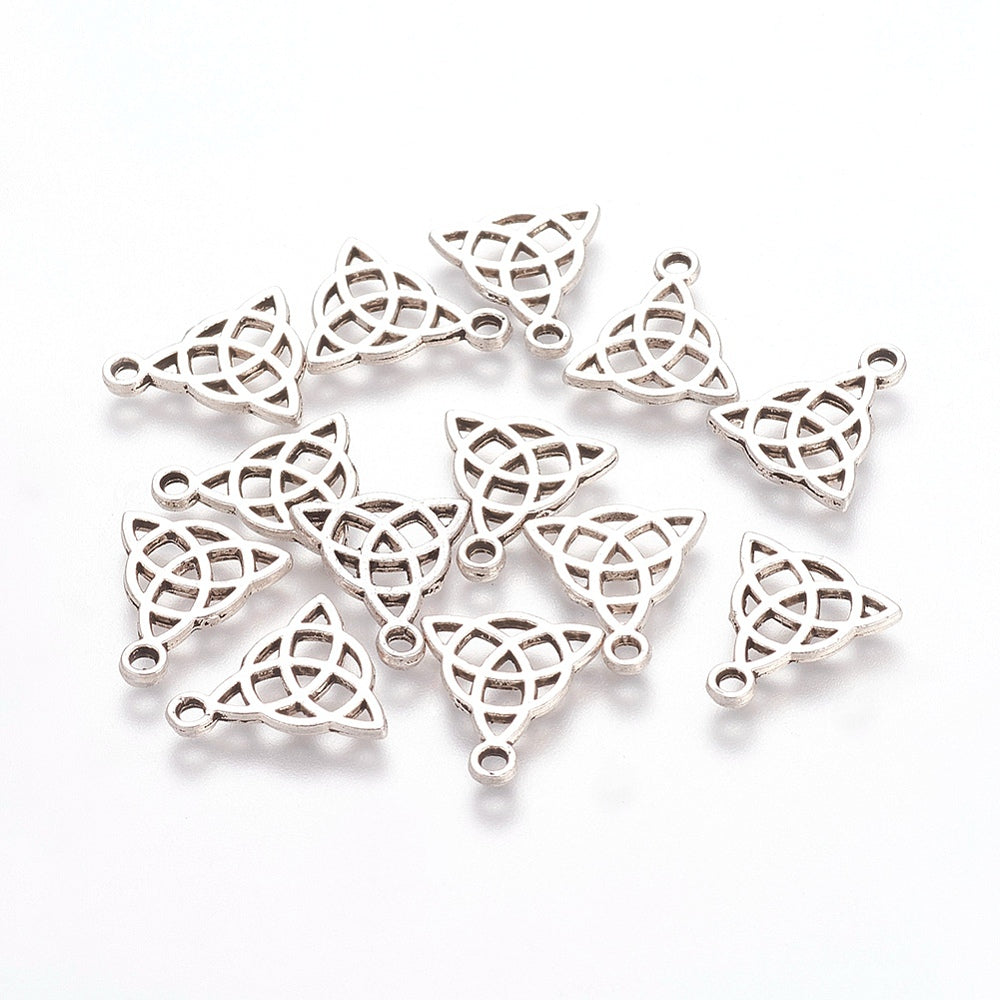 Witch Knot Charms - 3PCS Stainless Steel Celtic Pendants For Jewelry Making
