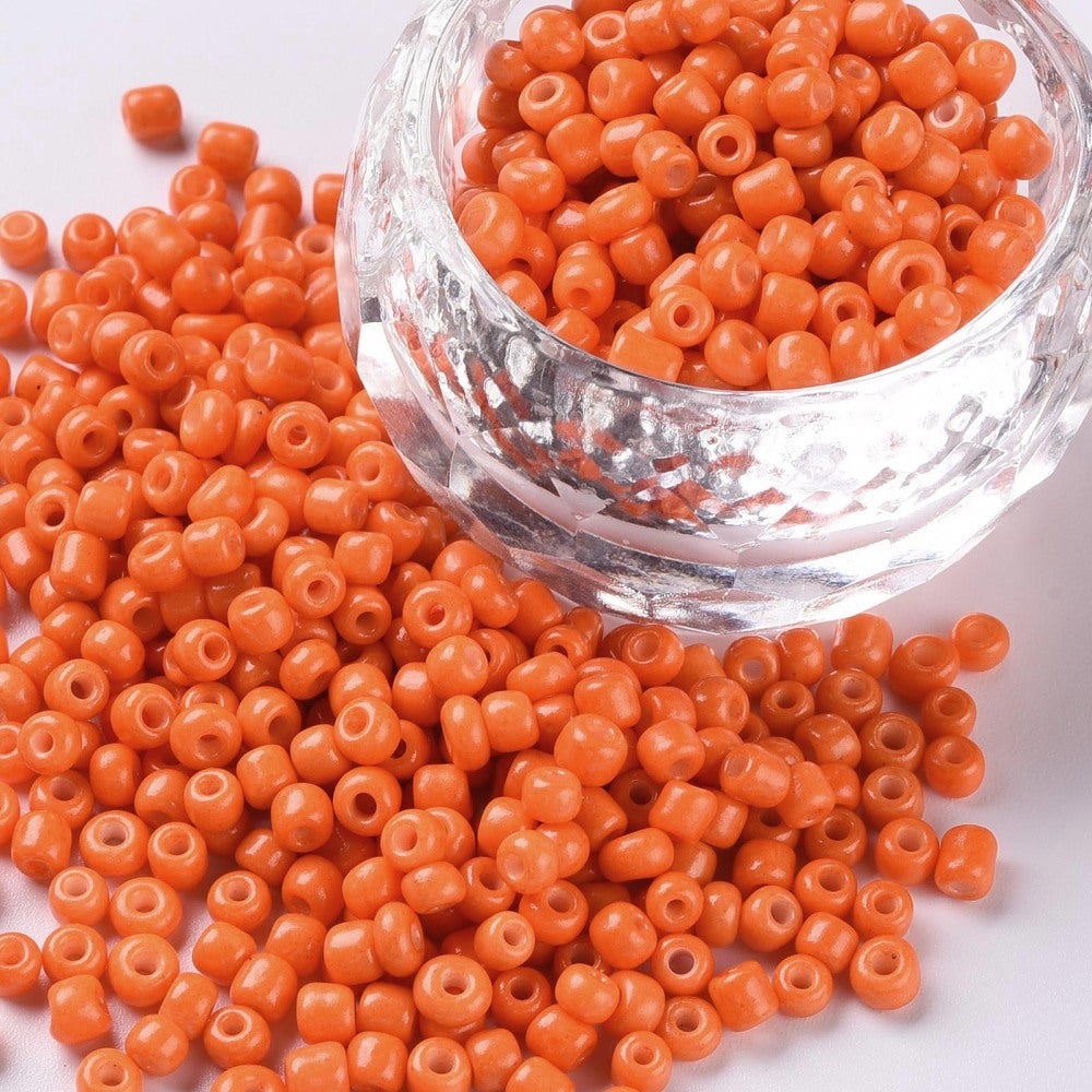 Orange Seed Beads – Julz Beads