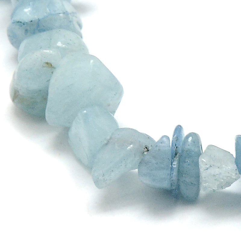 Aquamarine Bead Chips - Natural