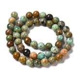 Turquoise Round Beads - 8mm - Natural - 1 Strand