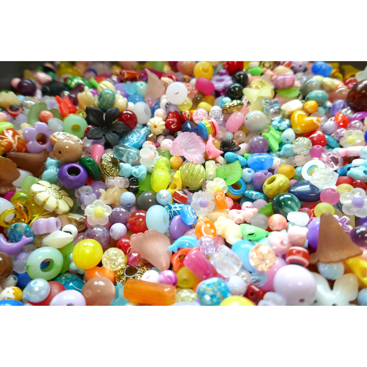 Acrylic Bead Mix - Completely Random - 50+ Styles