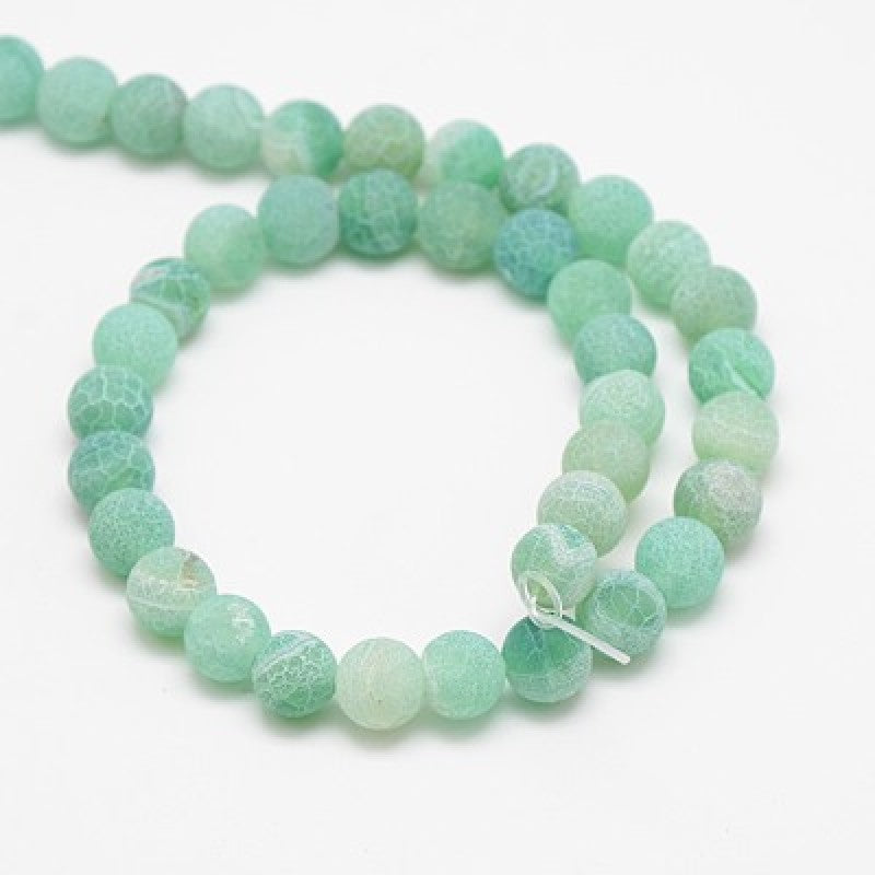 Mixed Color Agate Gemstone Beads – 6mm Round, 35cm Strand For DIY Jewelry Making 3 thumbnail image