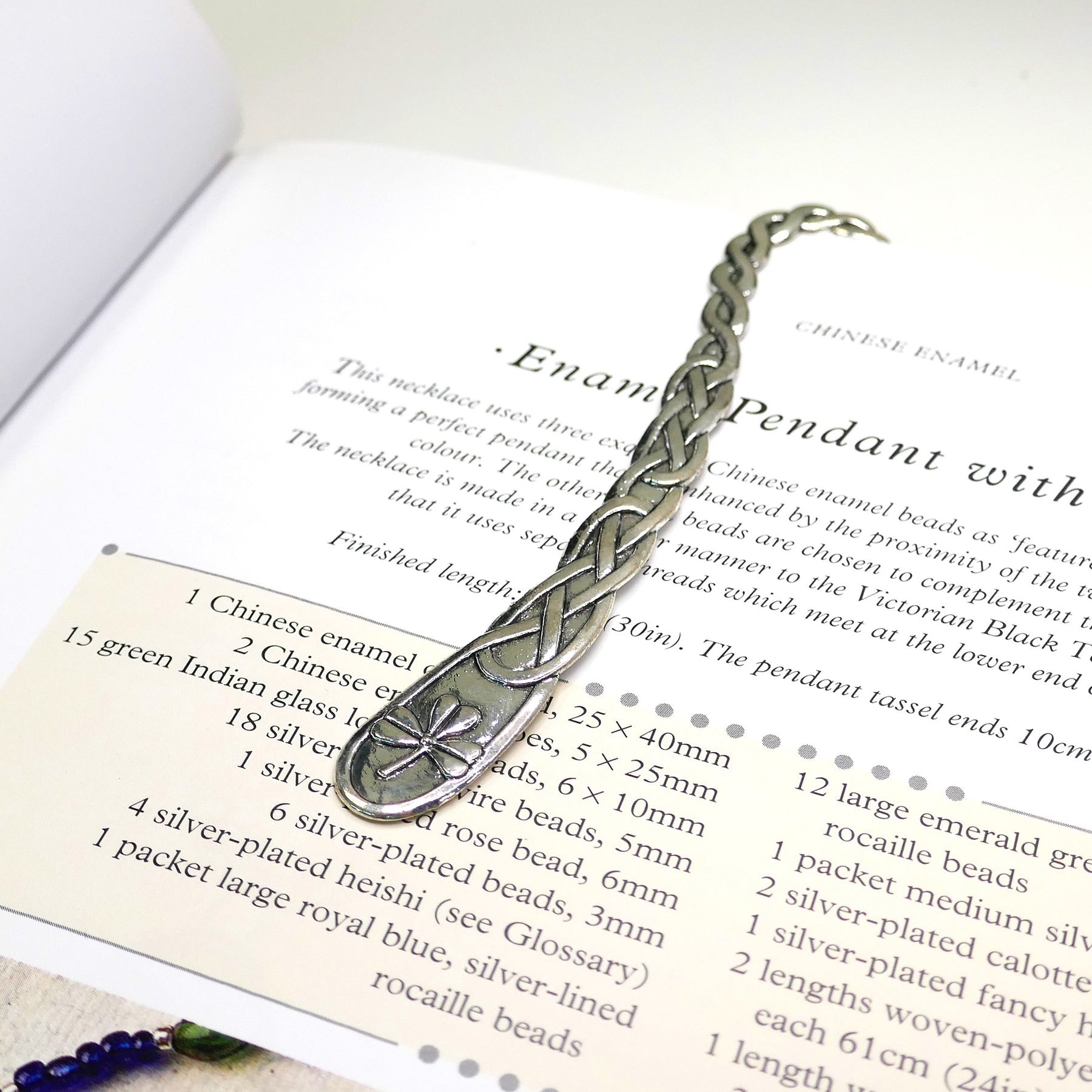 Celtic Beaded Bookmark