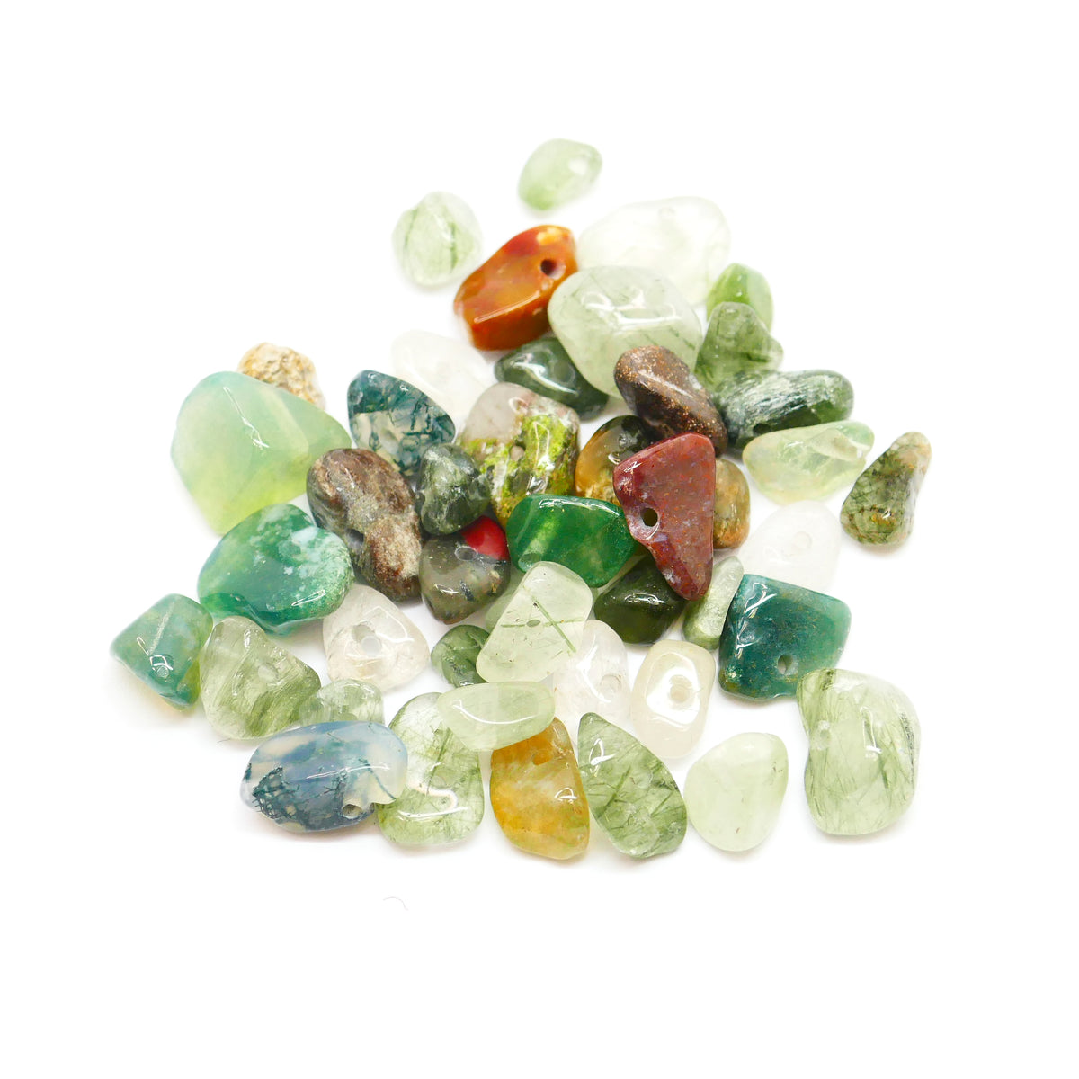 Indian Agate Bead Chips - Natural & Dyed