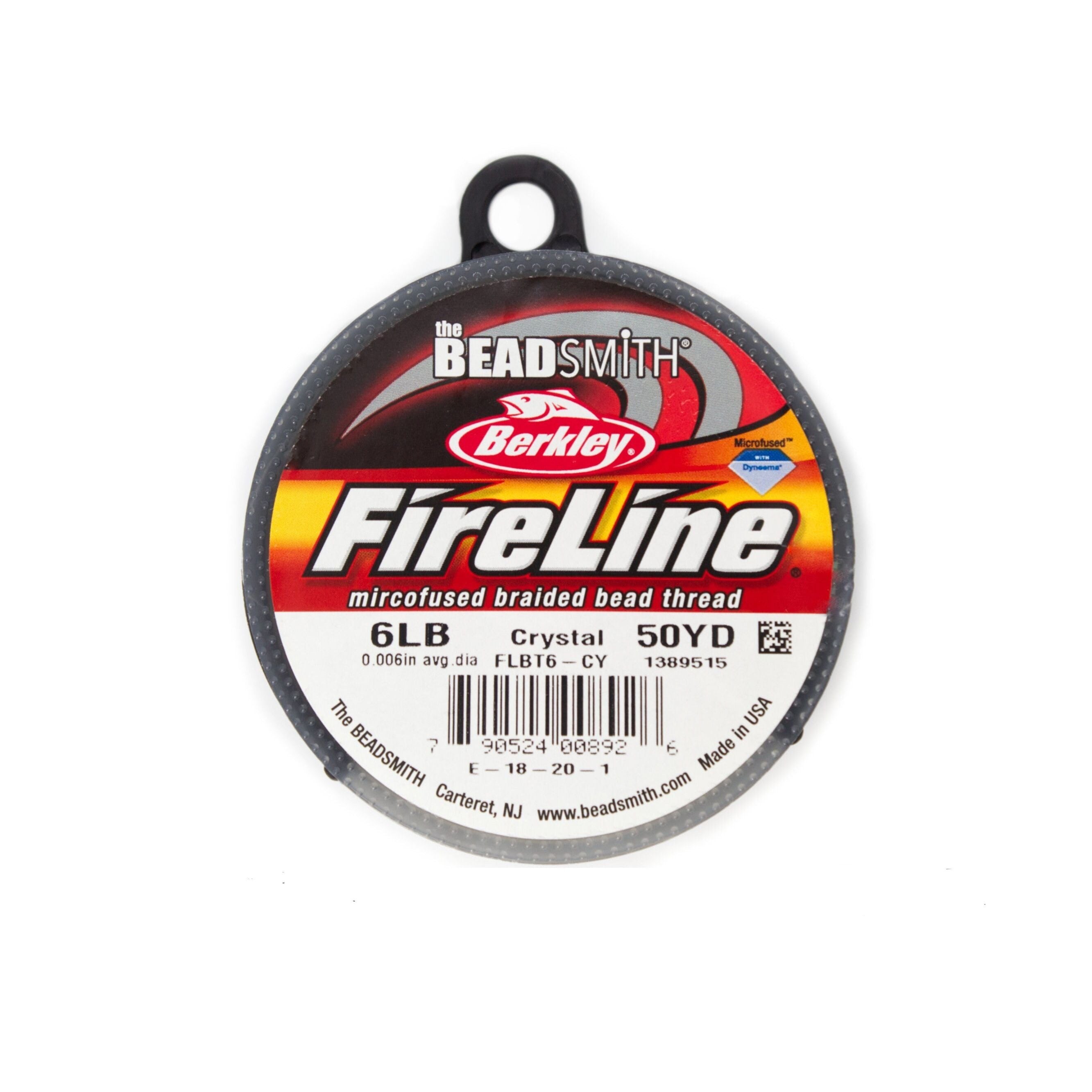 Fireline Thread FireLine Beading Thread - 6lb - 0.15mm - Crystal - 50yd | Julz Beads
