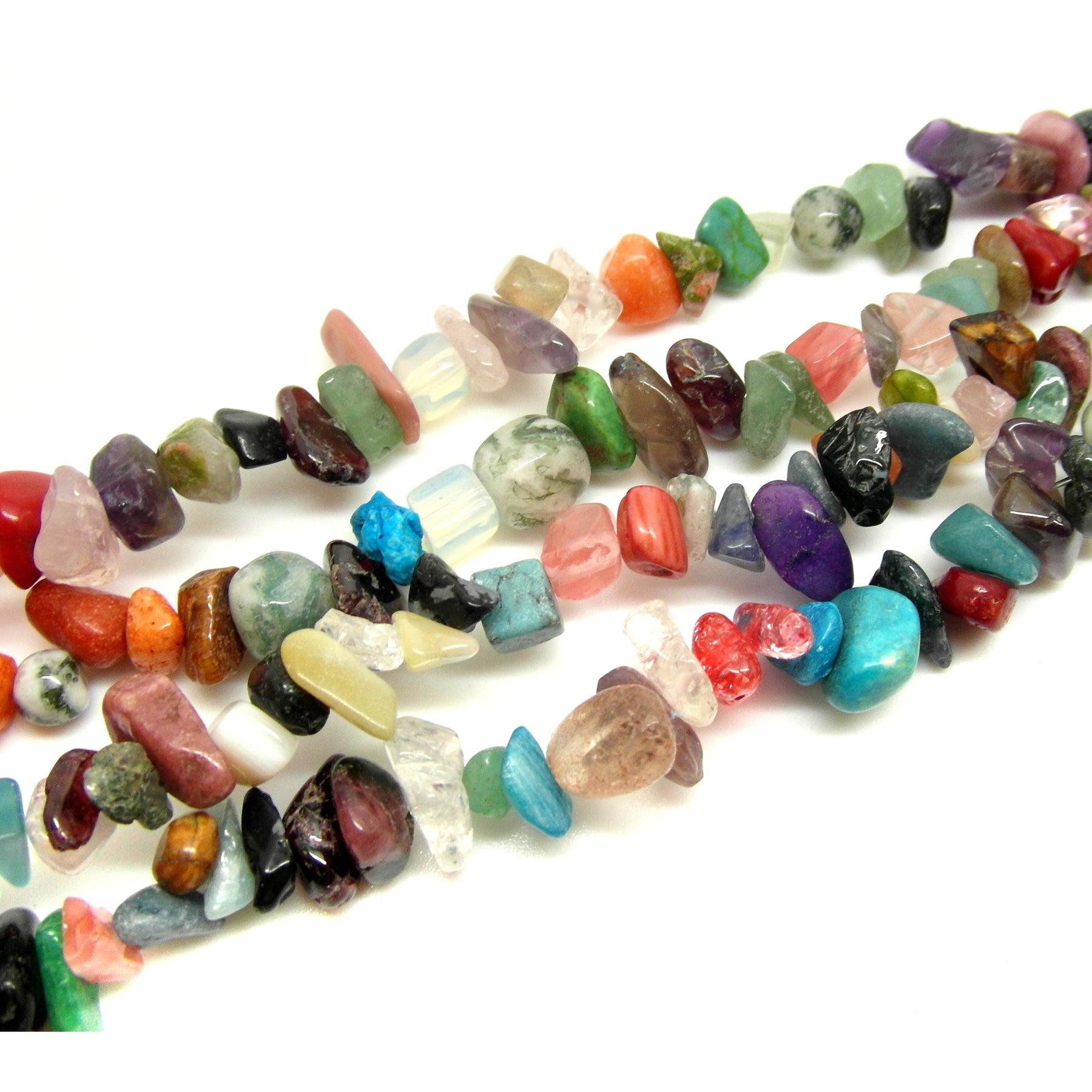 1 Strand (34") Mixed Gemstones Bead Chips Gemstone Julz Beads 