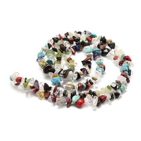 1 Strand (34") Mixed Gemstones Bead Chips Gemstone Julz Beads 