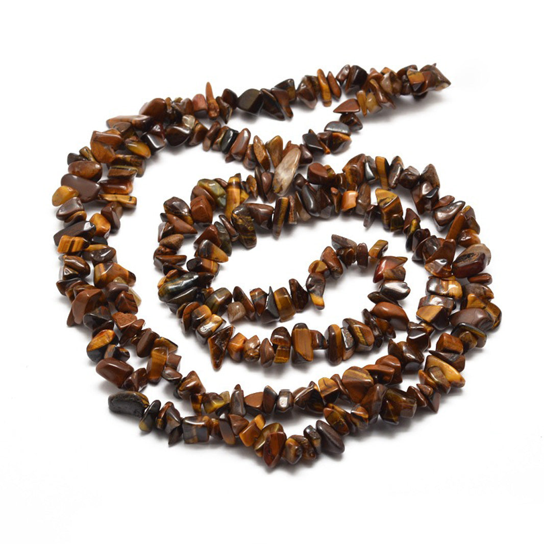 1 Strand Tigers Eye Gemstone Bead Chips Gemstone Julz Beads 