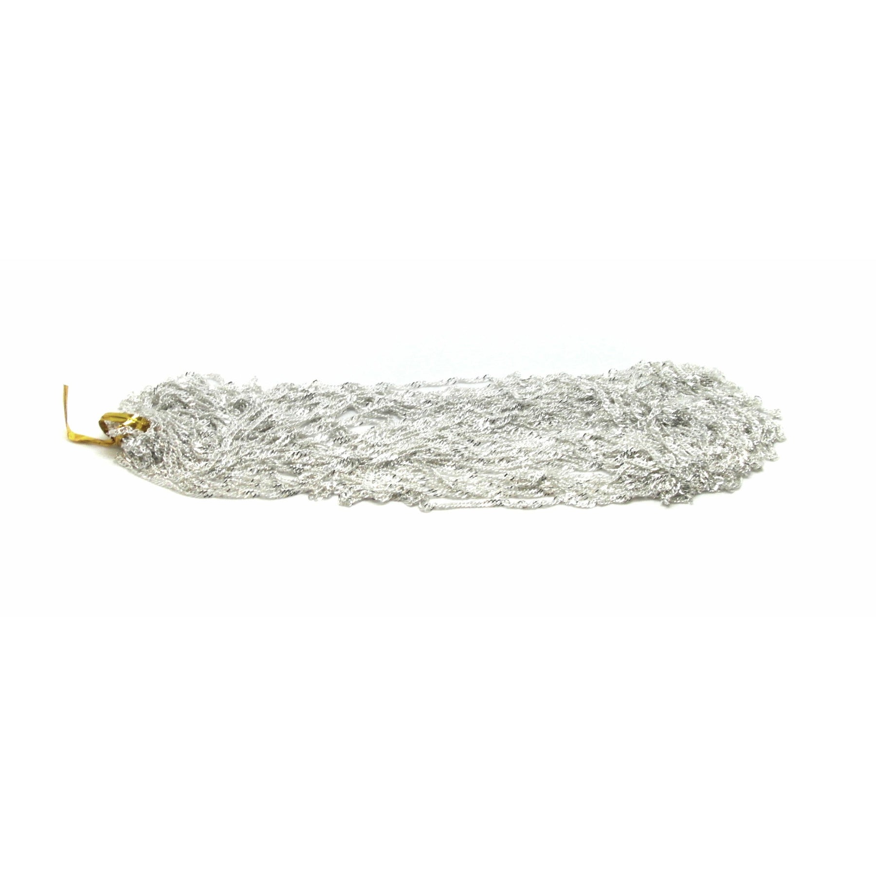 10 Metres Fine Braided Rope Chain - Silver Plated Chains Julz Beads 