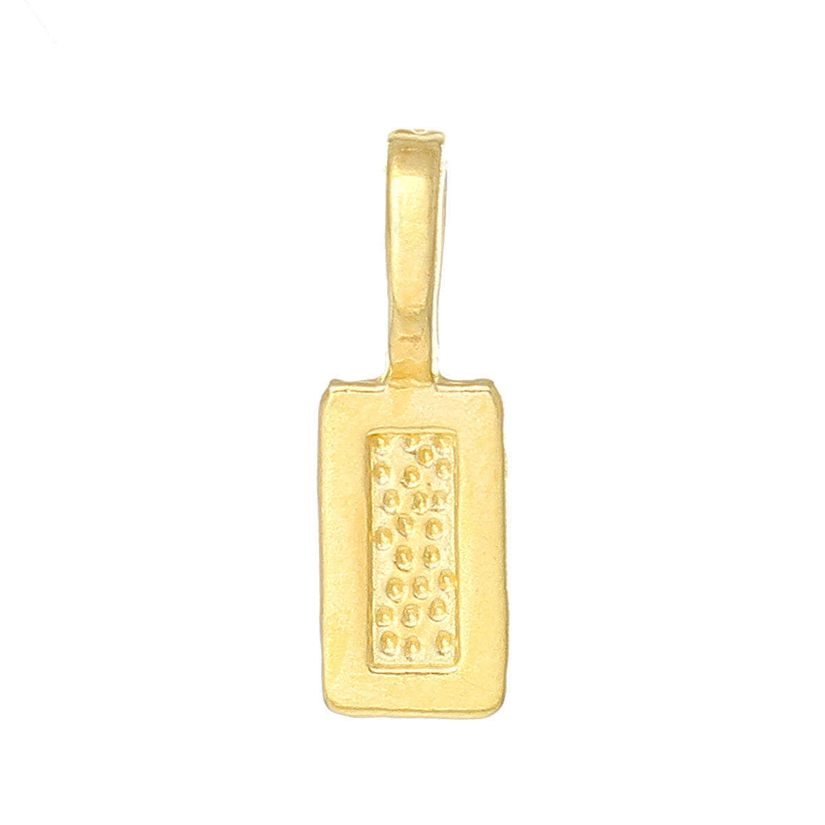 10 Rectangle Glue On Bails - Gold Plated - 21mm x 7mm Julz Beads 