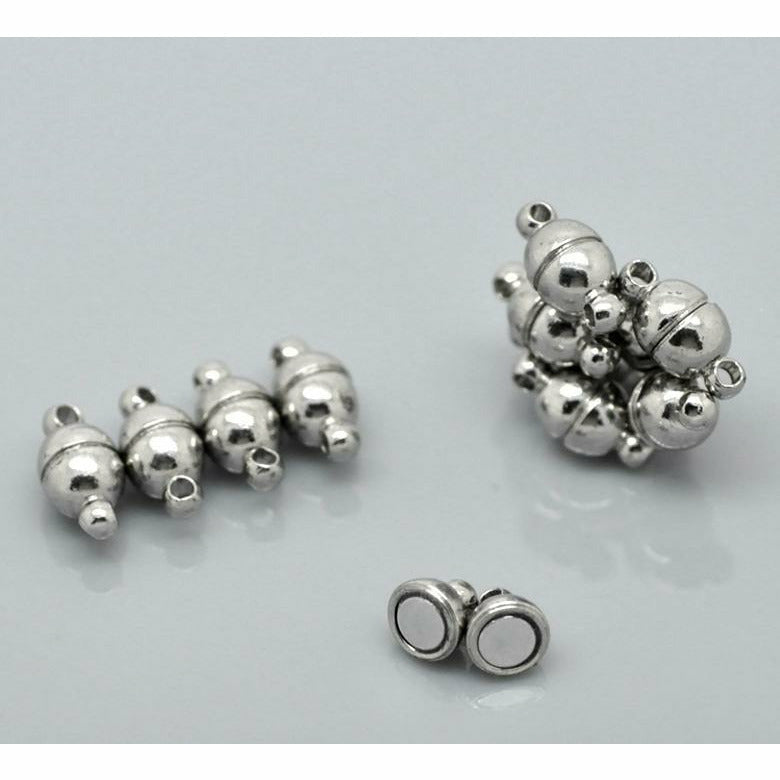 Round Magnetic Clasps - 12mm x 19mm