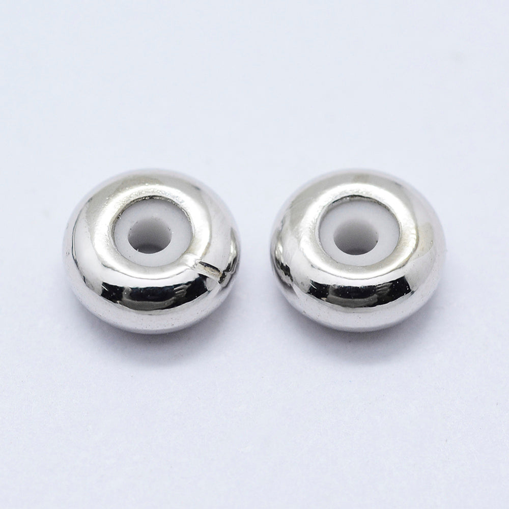 10 Spacer Sliding Clasps Beads - 6mm Clasps Julz Beads 