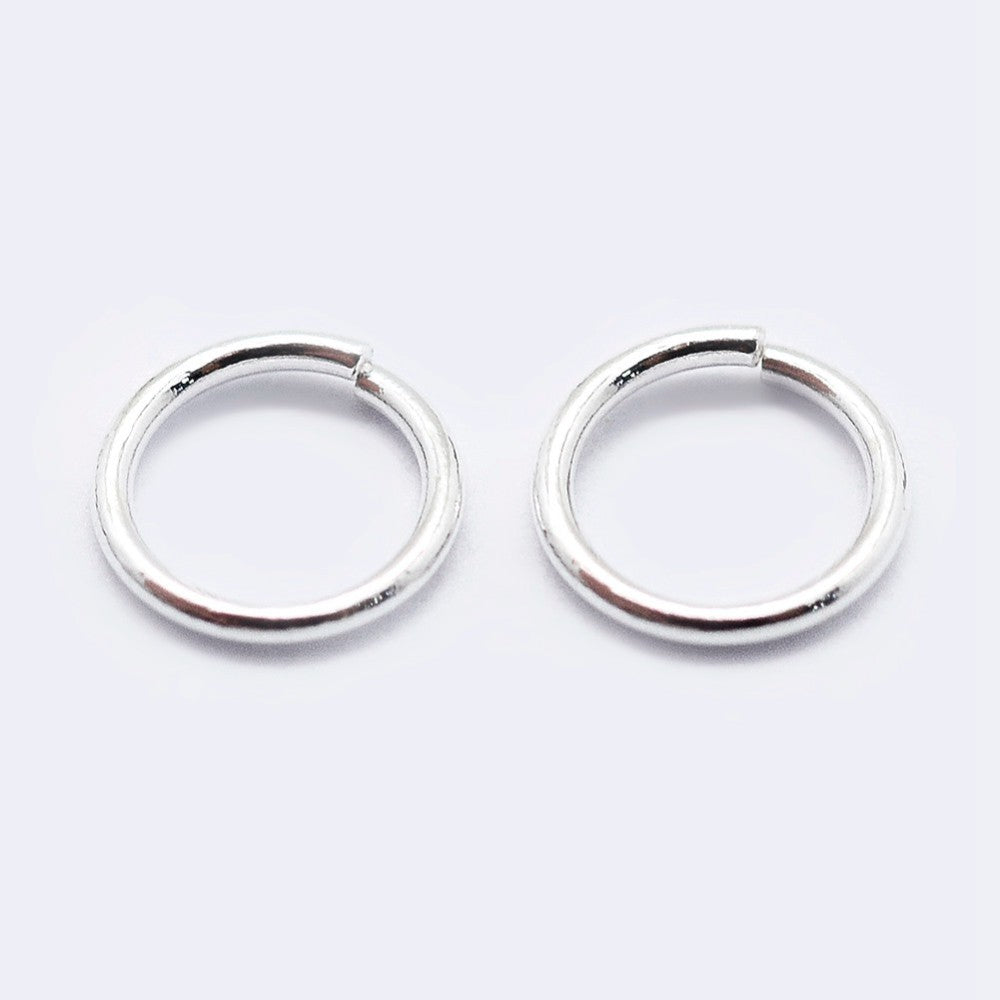 ArtCentury 2mm Sterling Silver Jump Rings 100pcs 2mm Jump Rings Small 2mm Jump Ring Open Jump Rings for Jewelry Making for Miniature Jewelry Making