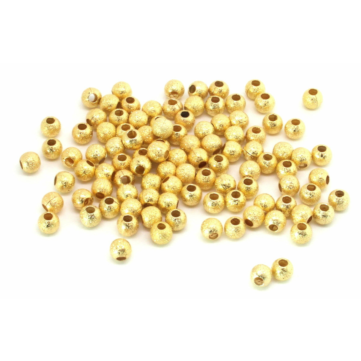 Pony Beads Gold Silver Mix Pearl Glitter Sparkle Large Hole Beads Made in  USA