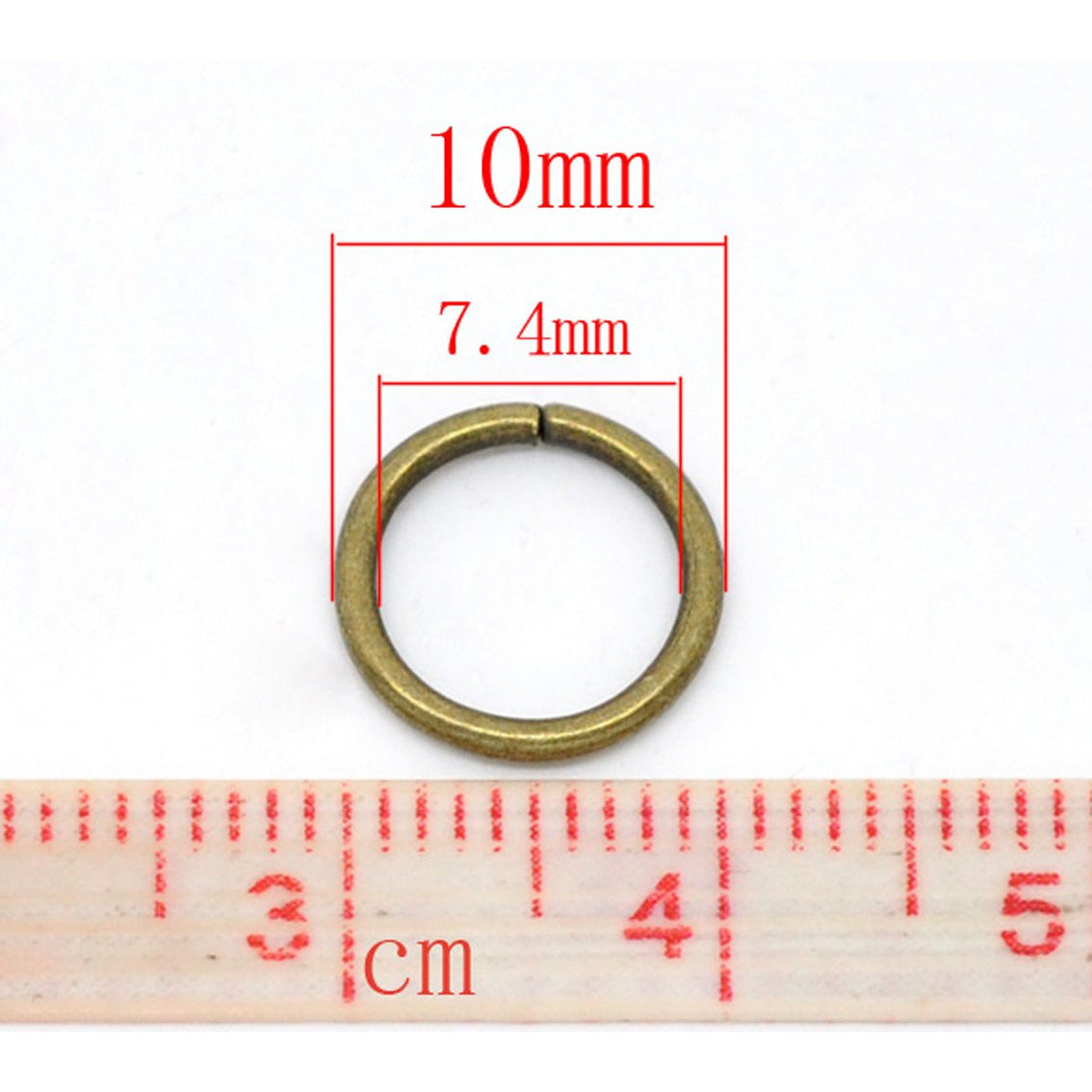 Eureka BASICS Jump Rings 5mm 21 Gauge ANTIQUE BRONZE