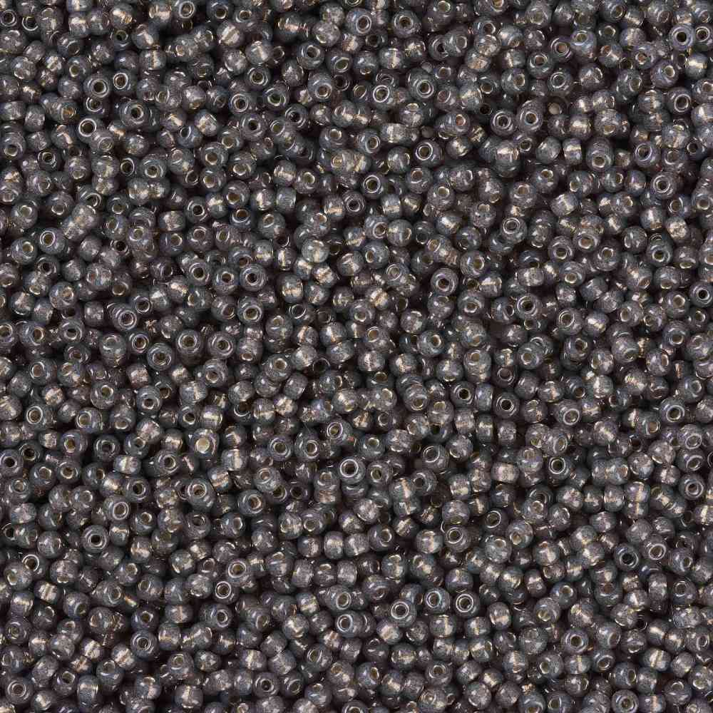 10g MIYUKI Round Seed Beads - Rustic Grey Silverlined (RR650) -3mm 8/0 Seed Julz Beads 