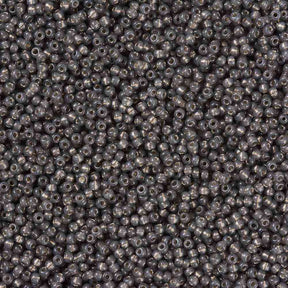 10g MIYUKI Round Seed Beads - Rustic Grey Silverlined (RR650) -3mm 8/0 Seed Julz Beads 