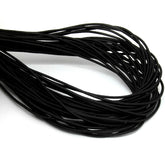 10m Black Elastic Cord - 1mm Thick Cords Julz Beads 