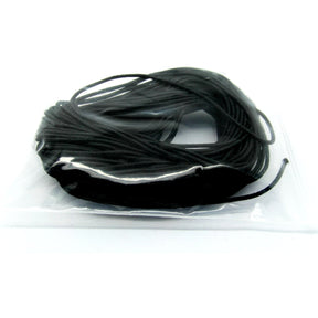 10m Black Elastic Cord - 1mm Thick Cords Julz Beads 