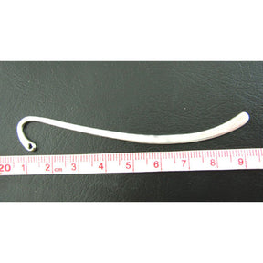 15 Scroll Bookmarks - 87mm Long - Silver Plated - 1.9mm Hole To Add Beads/Charms Bookmarks Julz Beads 