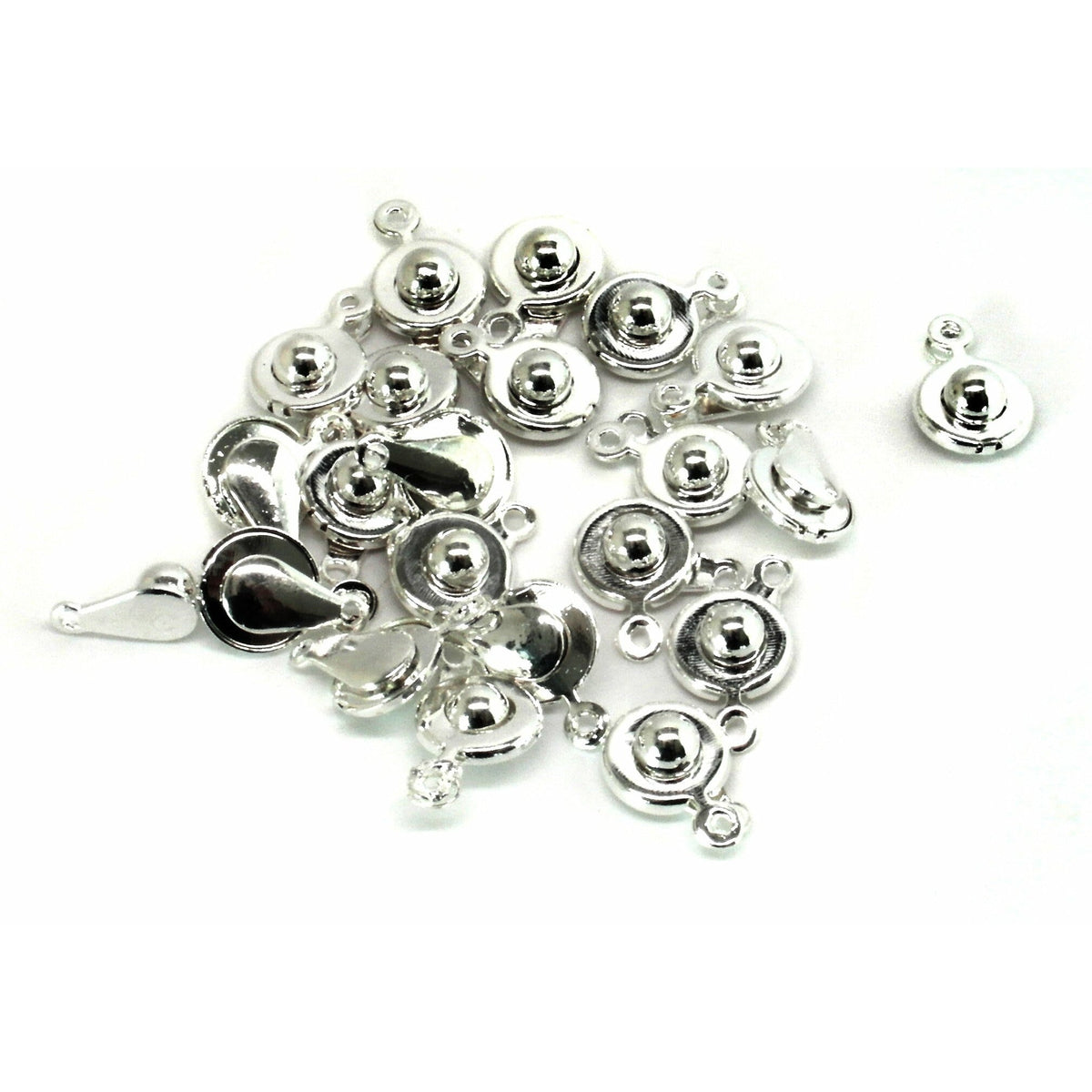 100 Sets 4mm x 15mm Screw Type Clasp Barrel Screw Clasps Screw Twist Clasps  Screw Connector for Jewelry Making Necklaces and Bracelets, Silver-Color