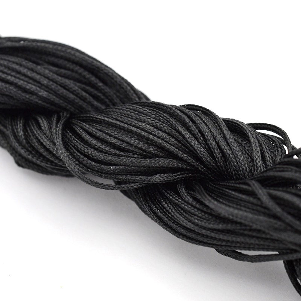 20M Nylon Macrame Cord - Black