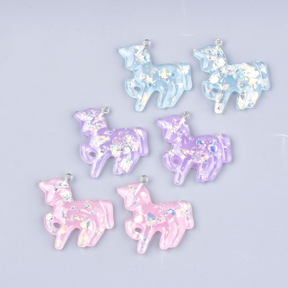 Alice in Wonderland Charms for UV Resin Art | Fairytale Embellishments | Fairy Tale Charm | Kawaii Metal Filling Material (3pcs / Gold / 14mm x 24mm)
