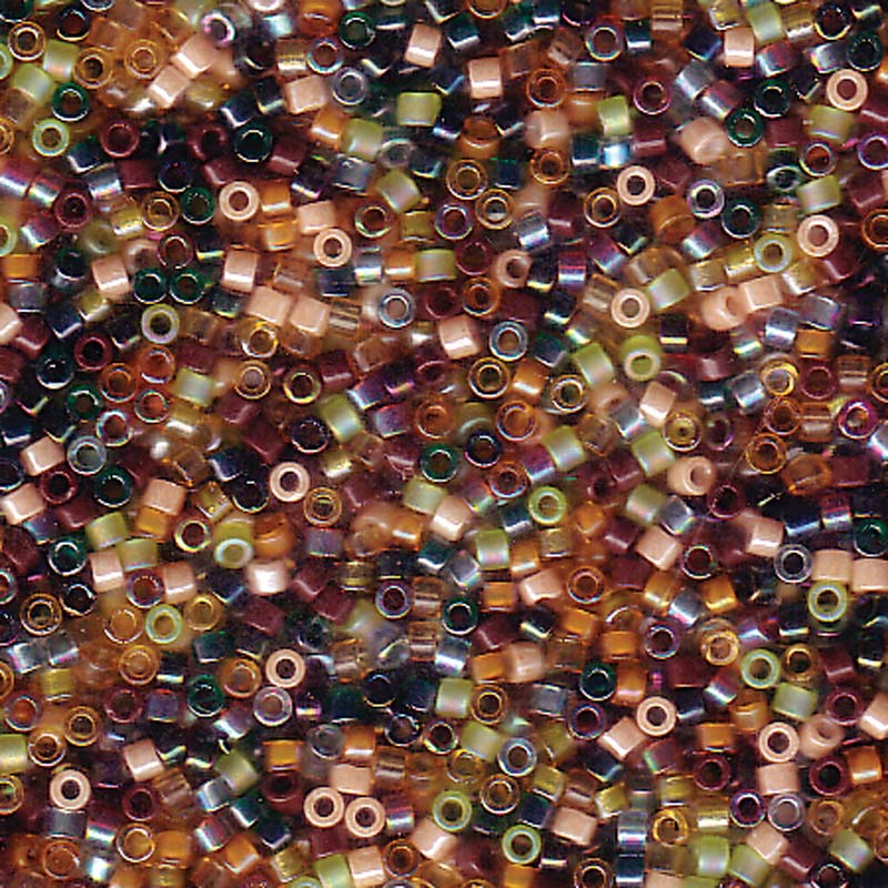 7.2g MIYUKI Delica Seed Beads - 11/0 - Mix Earthtone (DB-MIX07) Julz Beads 