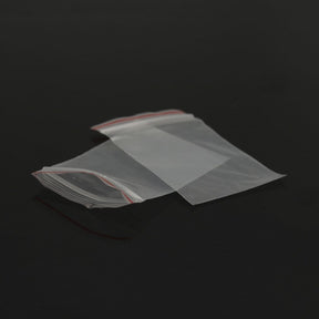 50 Plastic Zip Lock Bags - 12cm x 8cm - Medium - Clear