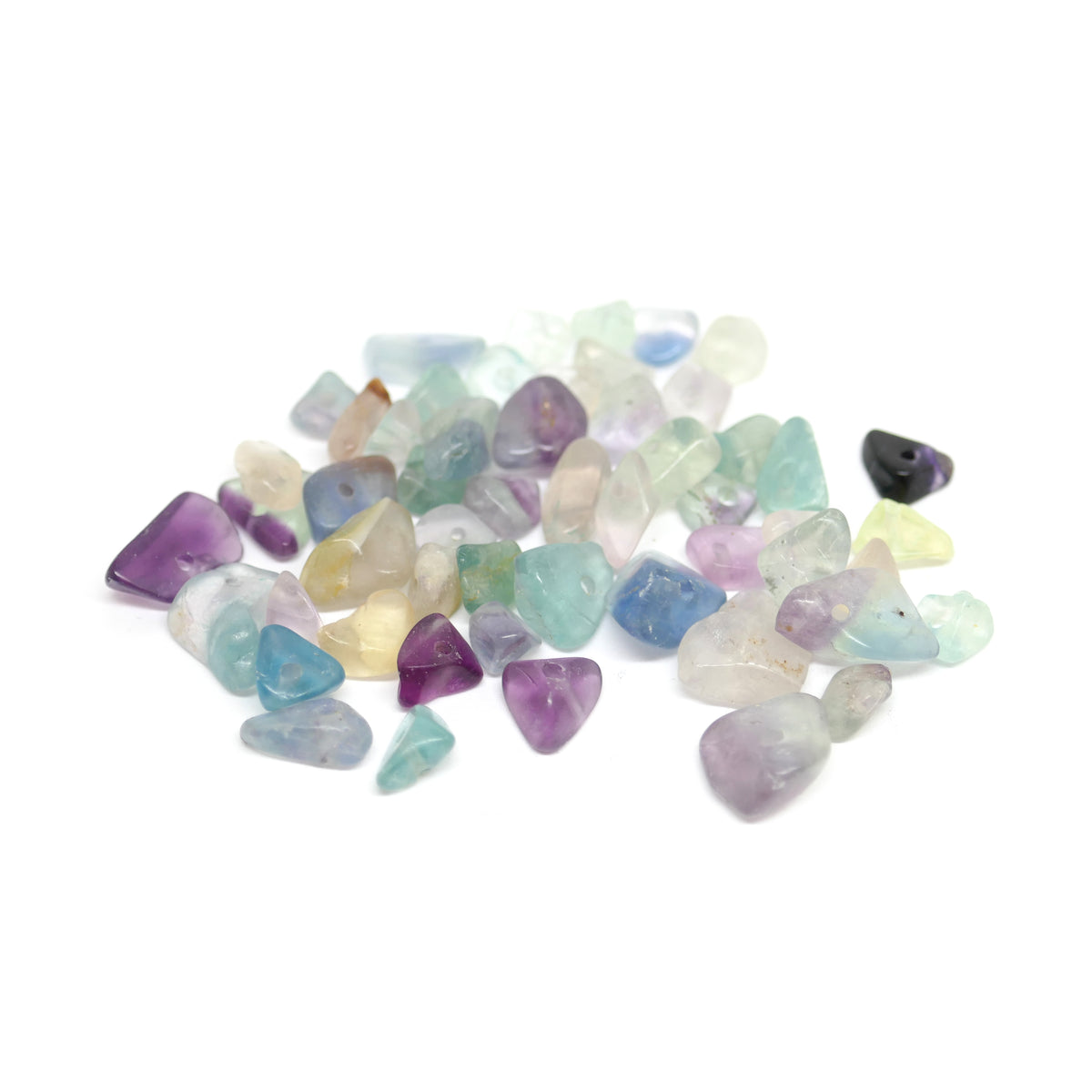 Fluorite Bead Chips - Natural