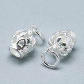 Sterling Silver Crown Charm - 11mm x 11mm - Pack of 1