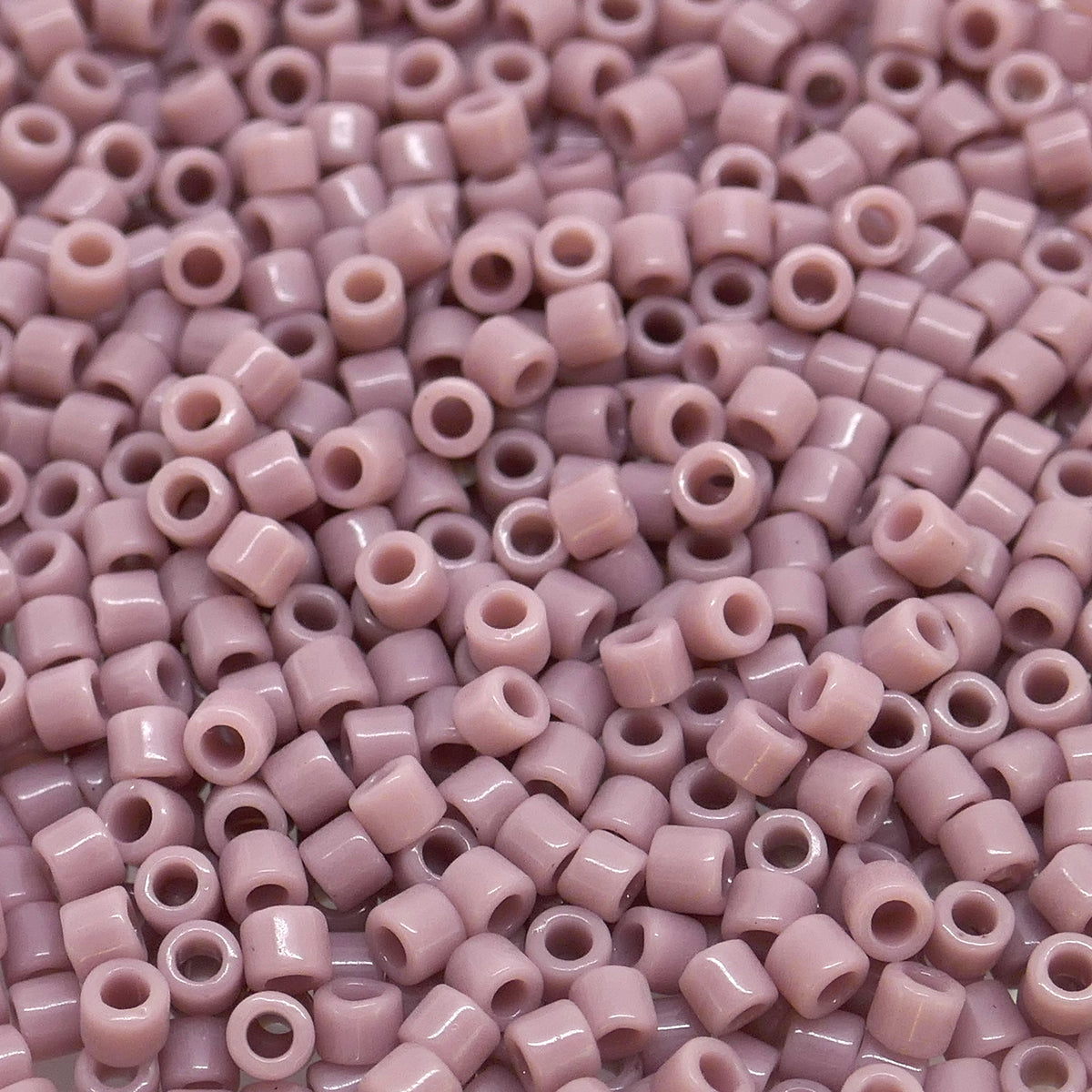 7.2g MIYUKI Delica Seed Beads - 10/0 - Opaque Lilac (DBM0728)
