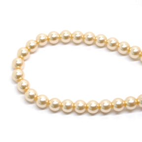 Preciosa Maxima Pearl Beads - Cream - 4mm - 1 Strand