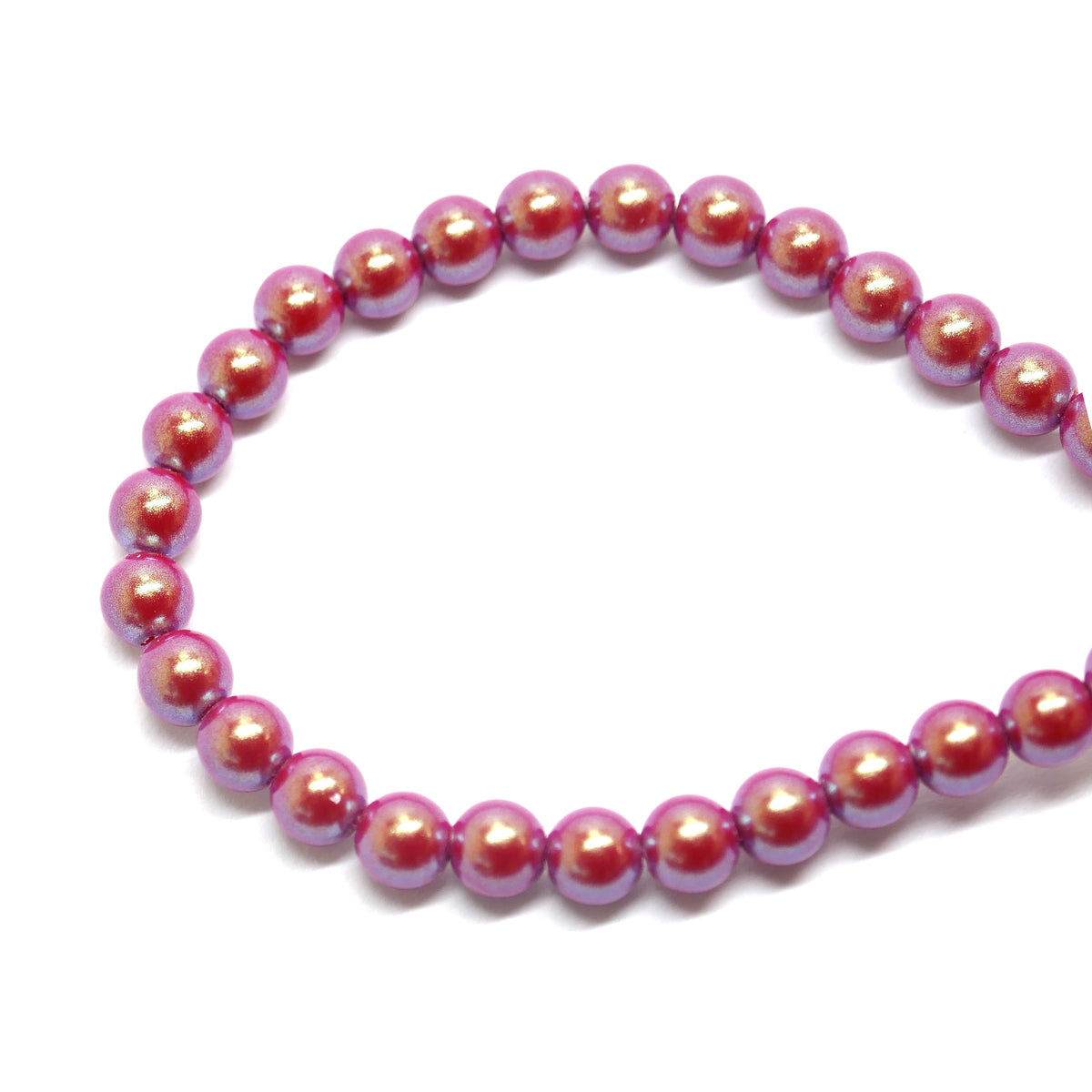 Preciosa Maxima Pearl Beads - Pink - 4mm - 1 Strand