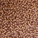24g Rocailles Miyuki Seed Beads - 11/0 - Cinnamon Lined Luster (337)