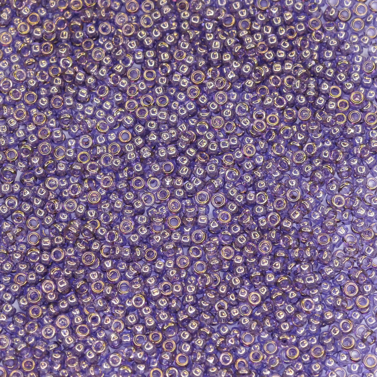 8.2g Rocailles Miyuki Seed Beads - 15/0 - Violet Gold Luster (1884)