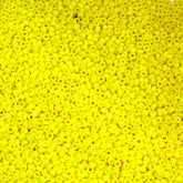 8.2g Rocailles Miyuki Seed Beads - 15/0 - Opaque Yellow (404)