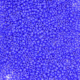 8.2g Rocailles Miyuki Seed Beads - 15/0 - Opaque Cobalt Blue (414)