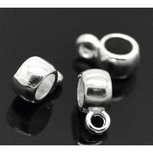 9mm Bail - Silver Plated - The Bead Shop