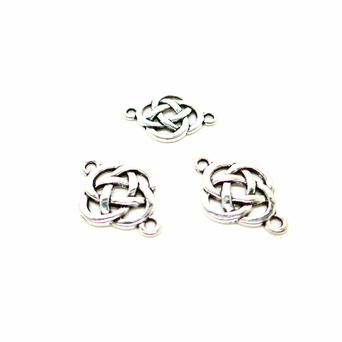 Celtic Knot Connector Charms -25mm x 18mm Charms Julz Beads 