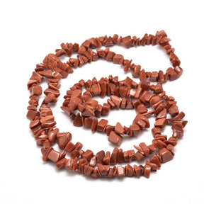 Goldstone Gemstone Chip Beads - 1 Strand = Approx 250+ Beads Gemstone Julz Beads 