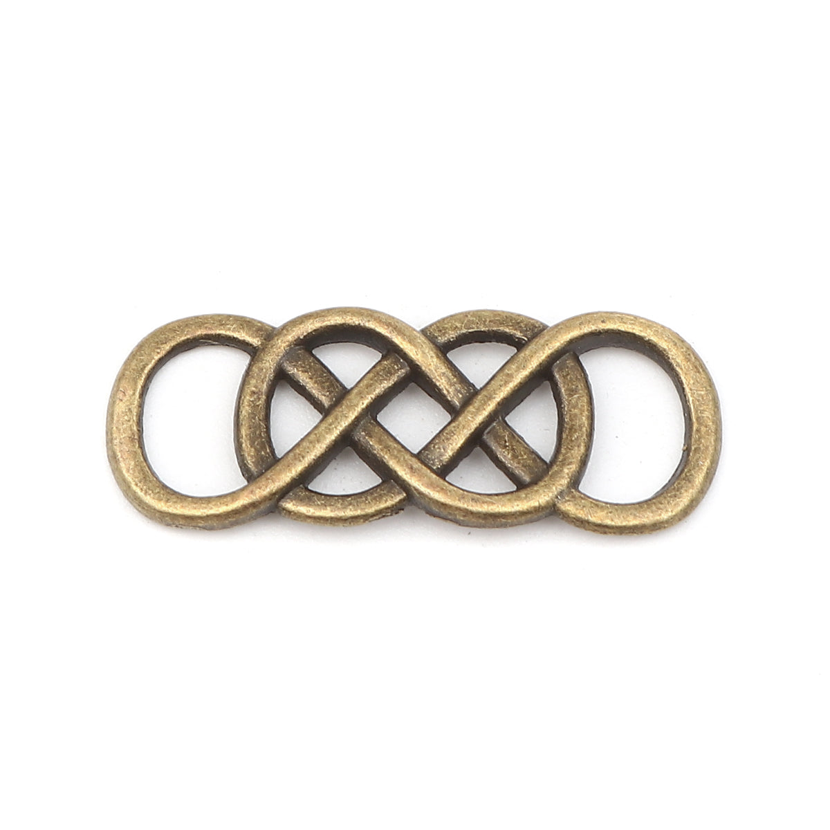 Infinity Celtic Charms - Bronze - 33mm x 13mm Charms Julz Beads 