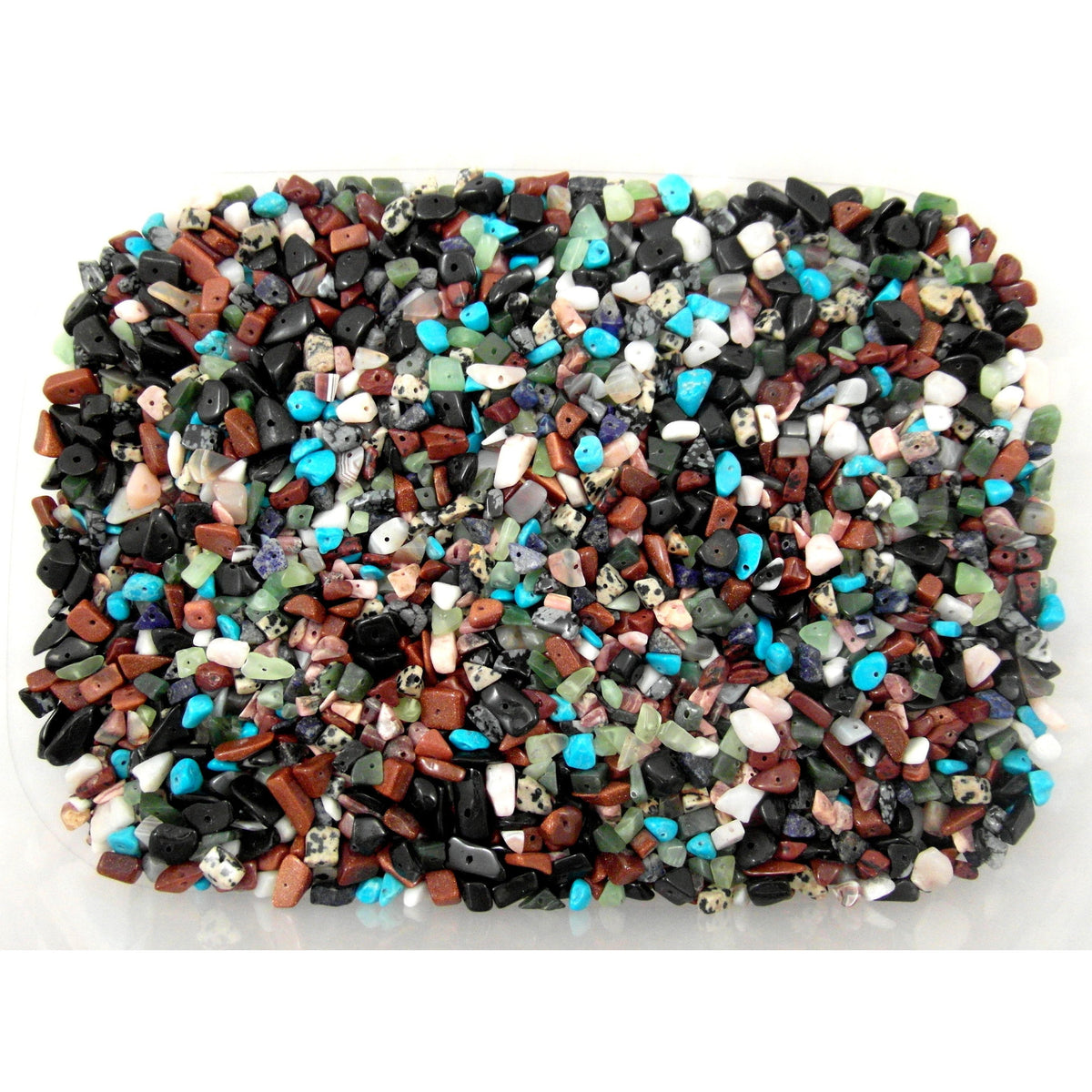 Mixed Gemstone Tumbled Chips Gemstone Julz Beads 